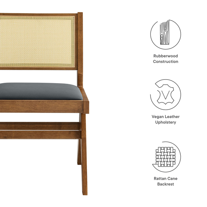 Aeris Stackable Outdoor Patio Aluminum Dining Armchair Set of 2 by Modway