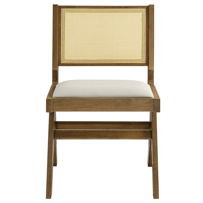 Aeris Stackable Outdoor Patio Aluminum Dining Armchair Set of 2 by Modway