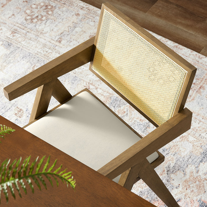 Wellspring 36" Outdoor Patio Teak Wood Bar Table by Modway