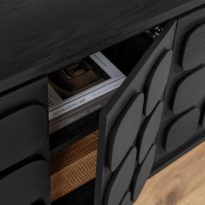 Elowen Indoor - Outdoor Patio Textured Faux Travertine Coffee Table by Modway