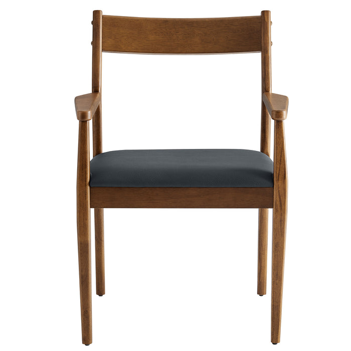 Valen Square Indoor - Outdoor Patio Arched Concrete Side Table by Modway