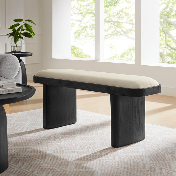 Truett Round Wood Rattan Side Table by Modway