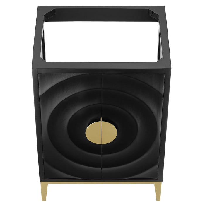 Ellery Round Stacked Wood Side Table by Modway