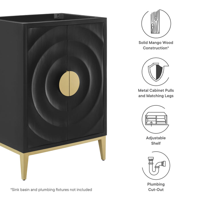Ellery Round Stacked Wood Side Table by Modway