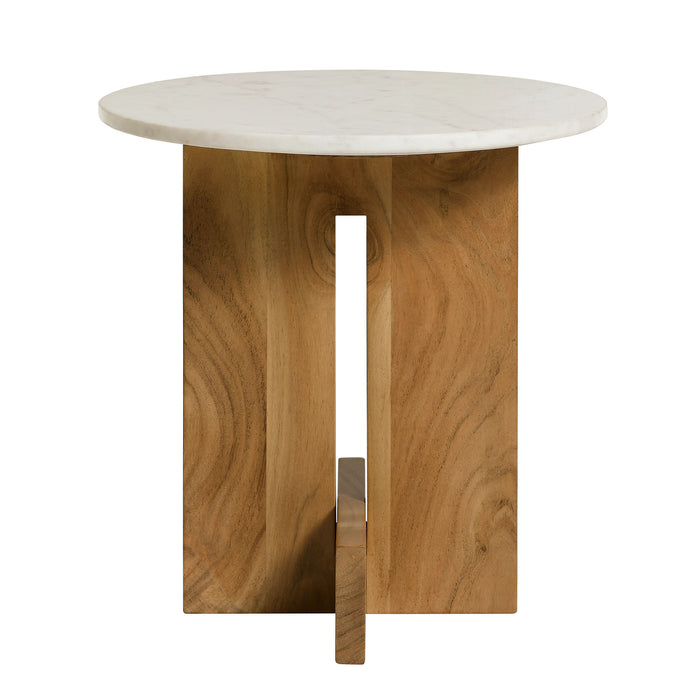 Aspect Round Wood End Table by Modway