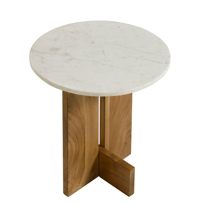 Aspect Round Wood End Table by Modway