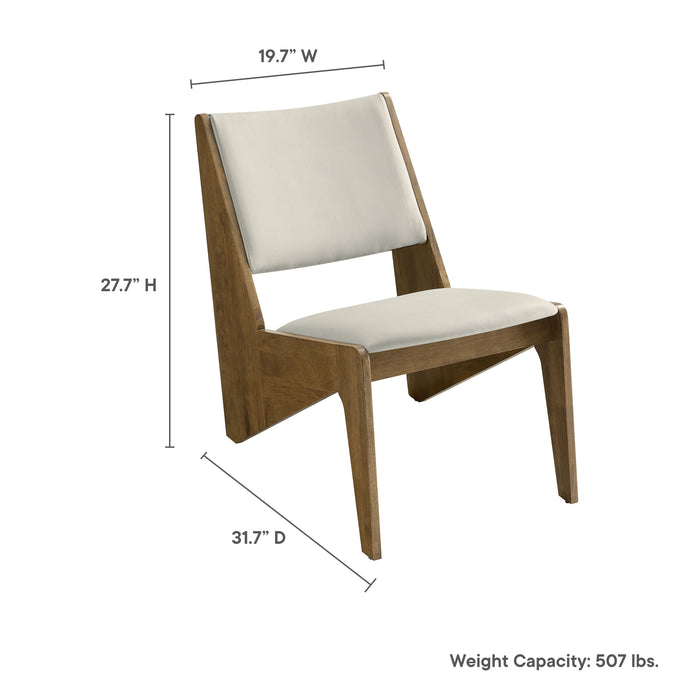 Crossroads 63" Oval Wood Dining Table by Modway