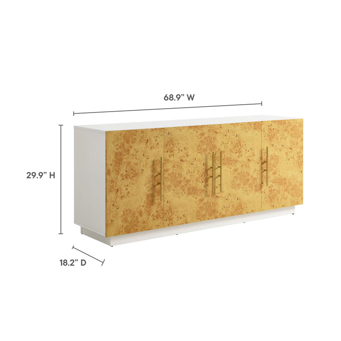 Argos Indoor - Outdoor Patio Concrete Round Coffee Table by Modway