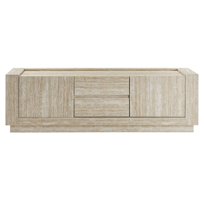 Jordana Square Plinth Indoor - Outdoor Patio Concrete Coffee Table by Modway