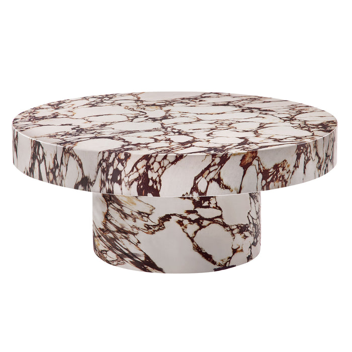 Tahoe Outdoor Patio Acacia Wood Ottoman by Modway