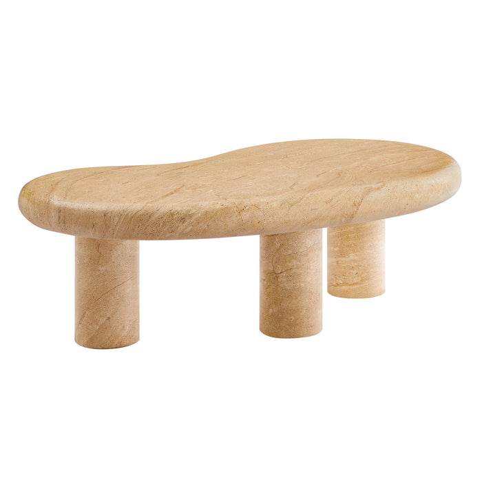 Tahoe 2-Piece Outdoor Patio Acacia Wood Armchair and Ottoman Set by Modway