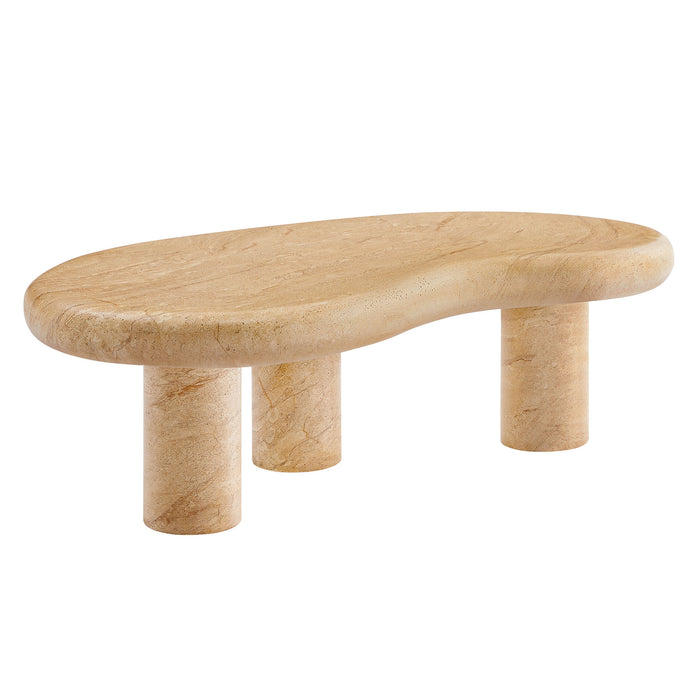 Tahoe 2-Piece Outdoor Patio Acacia Wood Armchair and Ottoman Set by Modway