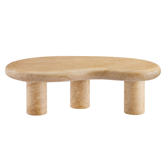 Tahoe 2-Piece Outdoor Patio Acacia Wood Armchair and Ottoman Set by Modway