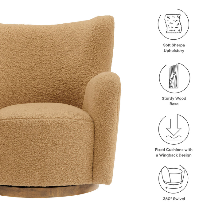 Revive Upholstered Vegan Leather Accent Armchair by Modway