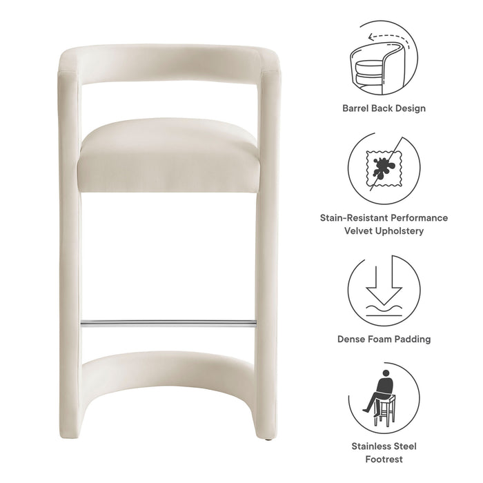 Langford Performance Velvet Accent Armchair by Modway