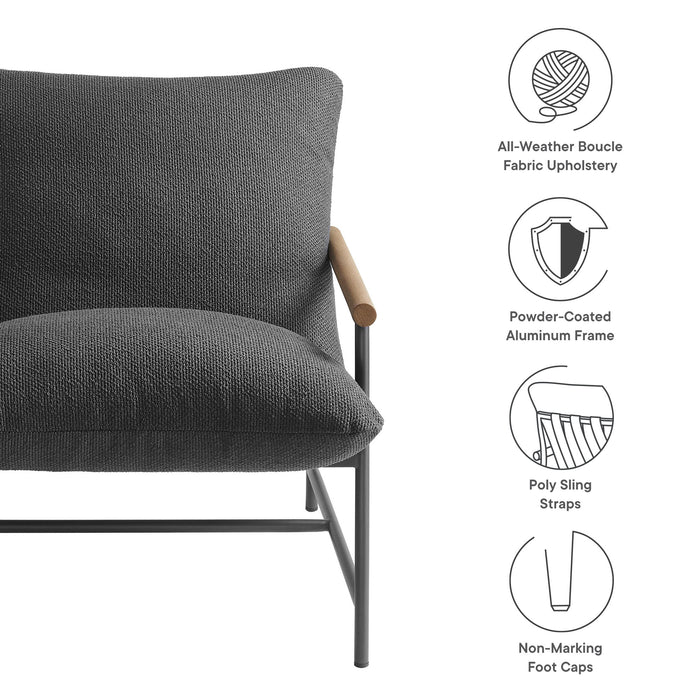 Montrose Wingback Sherpa Swivel Accent Chair by Modway