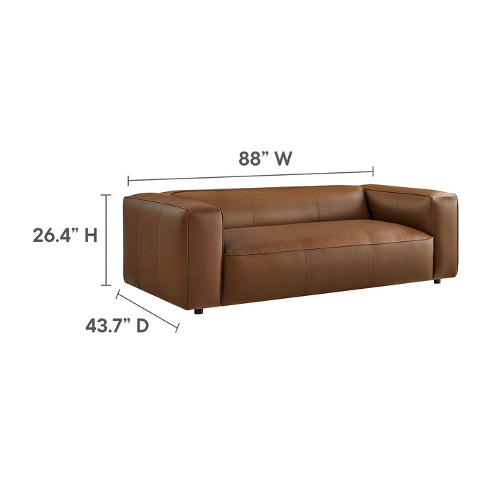 Auren Upholstered Vegan Leather Sofa by Modway