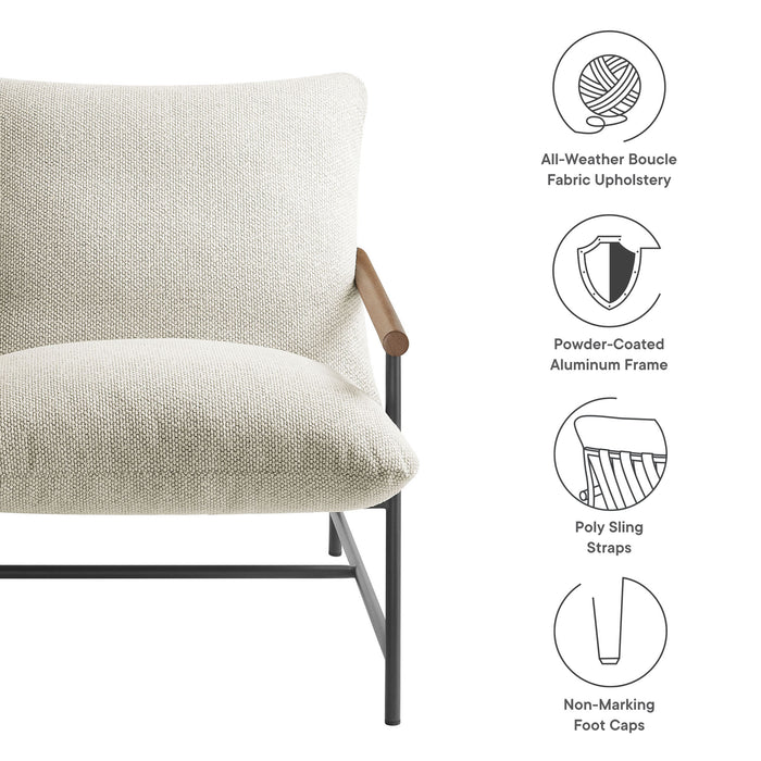 Montrose Wingback Sherpa Swivel Accent Chair by Modway