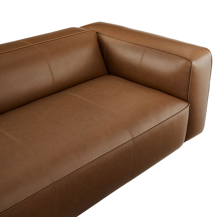 Auren Upholstered Vegan Leather Sofa by Modway