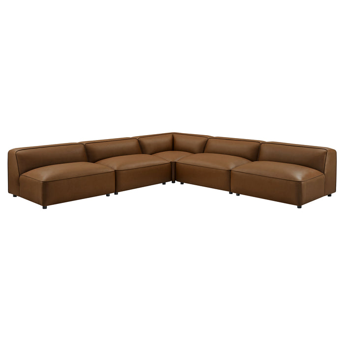 Relle Channel Tufted Boucle Upholstered Sofa by Modway