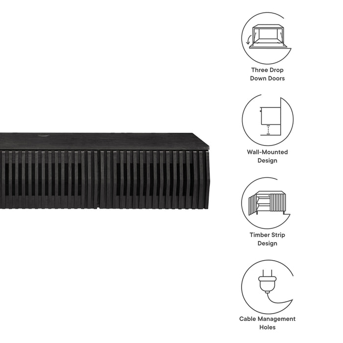 Vaughn 64" Wall Mount TV Stand by Modway