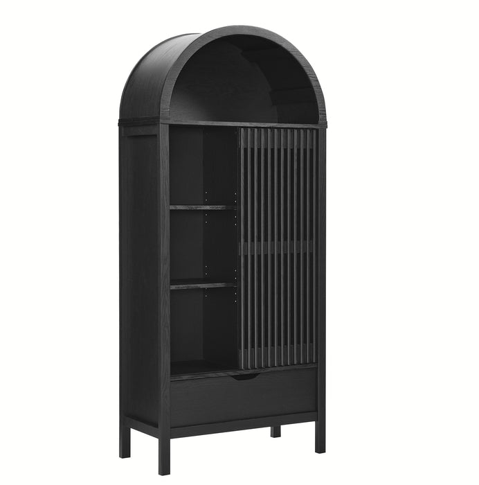 Vaughn 71" Arched Storage Display Cabinet by Modway