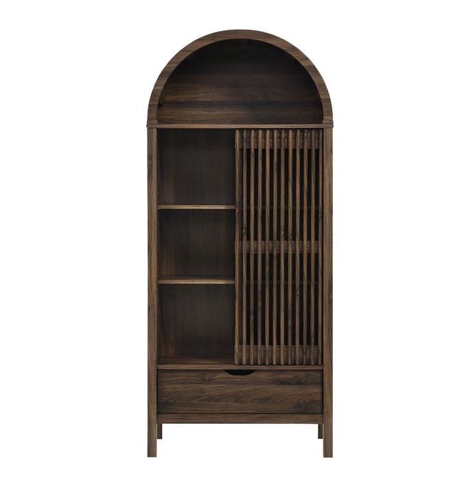 Vaughn 71" Arched Storage Display Cabinet by Modway
