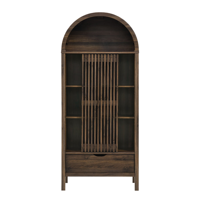 Vaughn 71" Arched Storage Display Cabinet by Modway
