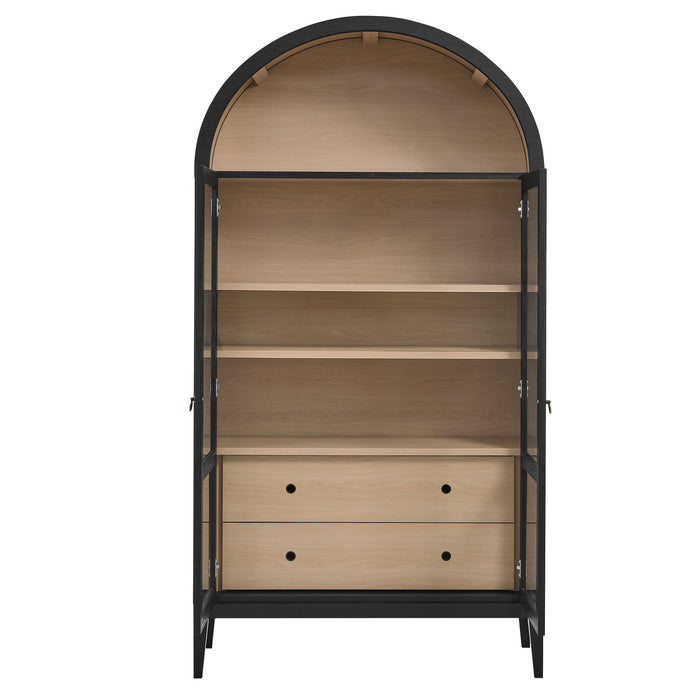 Nolan 74" Tall Wide Arched Storage Display Cabinet by Modway