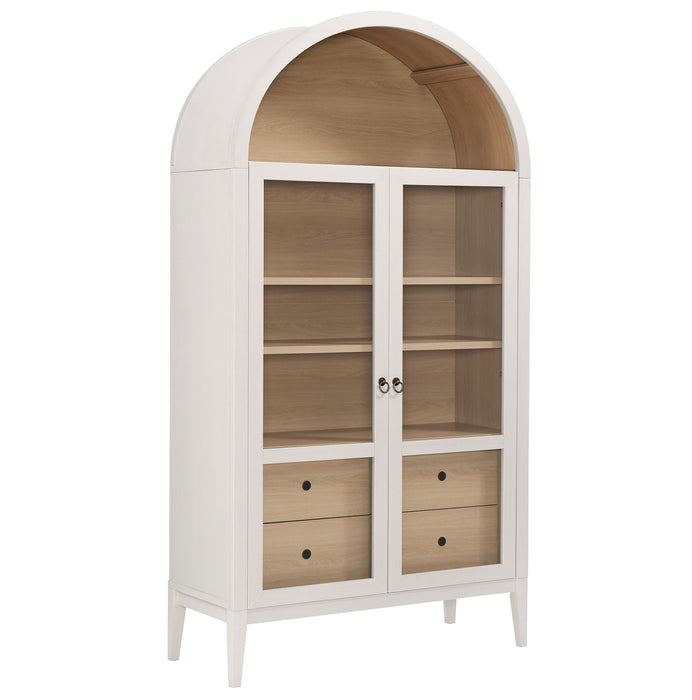 Nolan 74" Tall Wide Arched Storage Display Cabinet by Modway