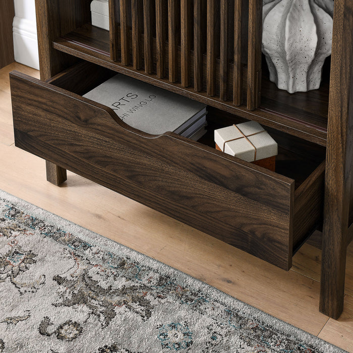 Vaughn 71" Arched Storage Display Cabinet by Modway