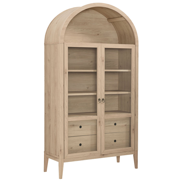 Nolan 74" Tall Wide Arched Storage Display Cabinet by Modway
