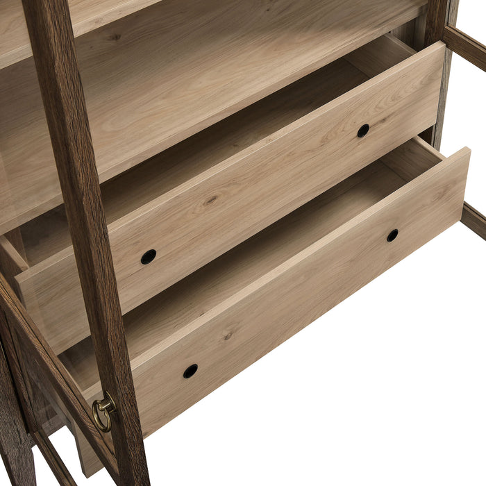 Nolan 74" Tall Wide Arched Storage Display Cabinet by Modway