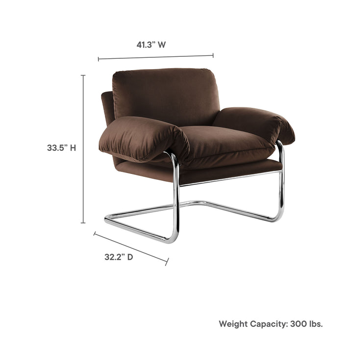 Ansel Performance Velvet Accent Chair by Modway