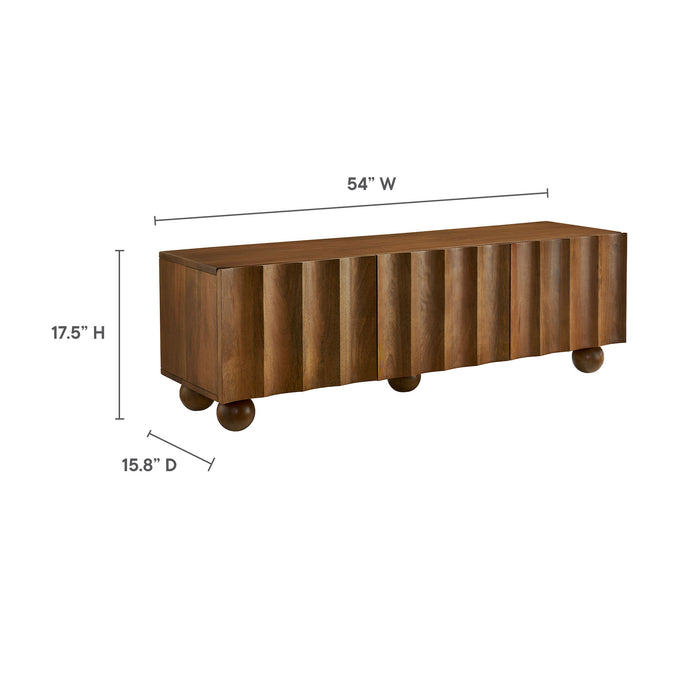 Sorren Scalloped 54" Wood TV Stand by Modway