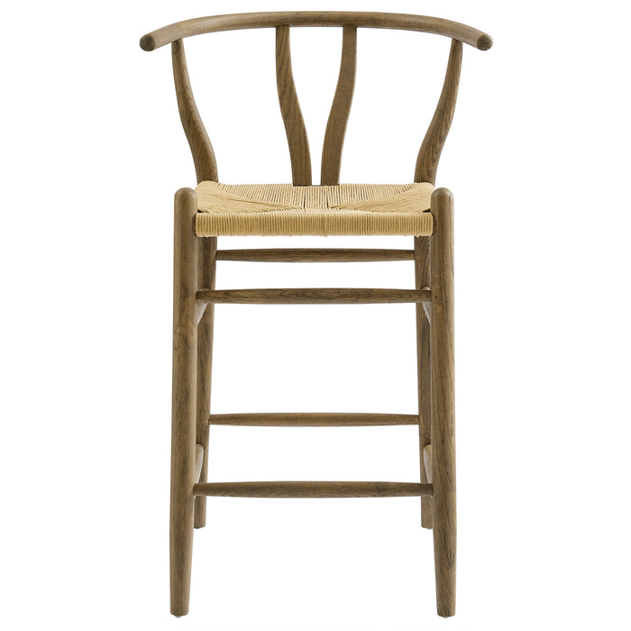 Amish Wood Counter Stool by Modway