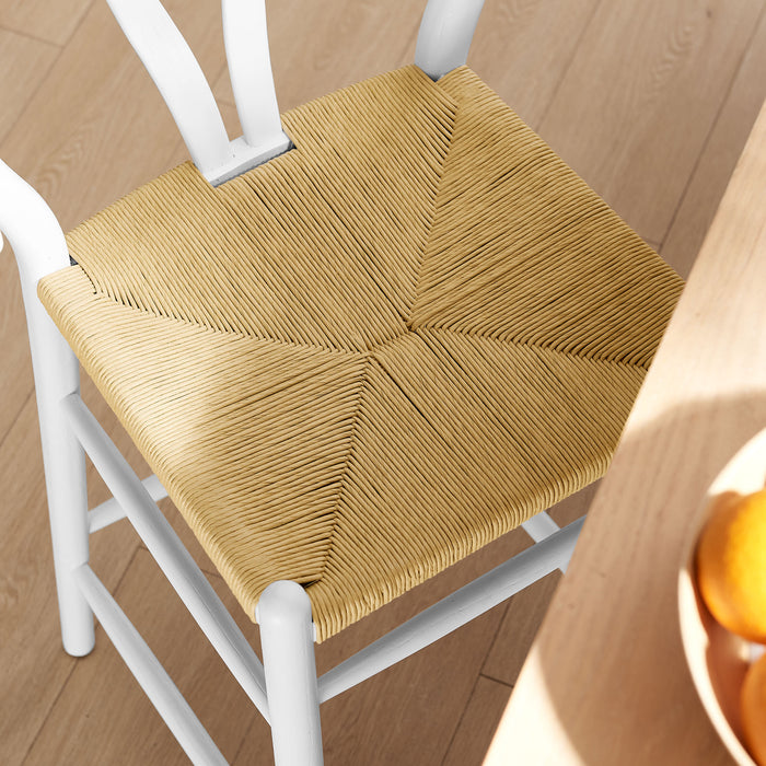 Amish Wood Bar Stool by Modway