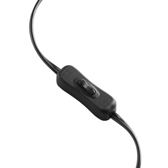 Zenith Travertine Table Lamp With Fabric Drum Shade by Modway