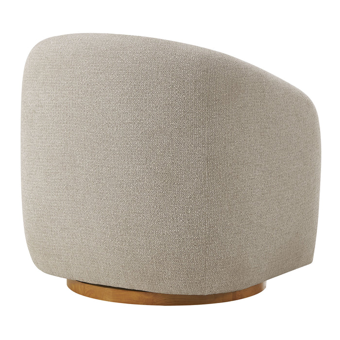 Holland Swivel Chenille Fabric Armchair by Modway