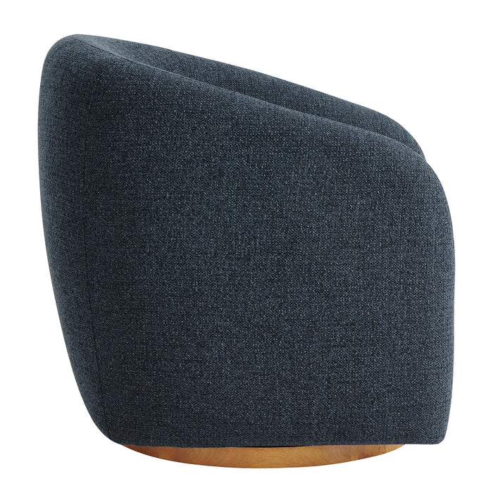 Holland Swivel Chenille Fabric Armchair by Modway
