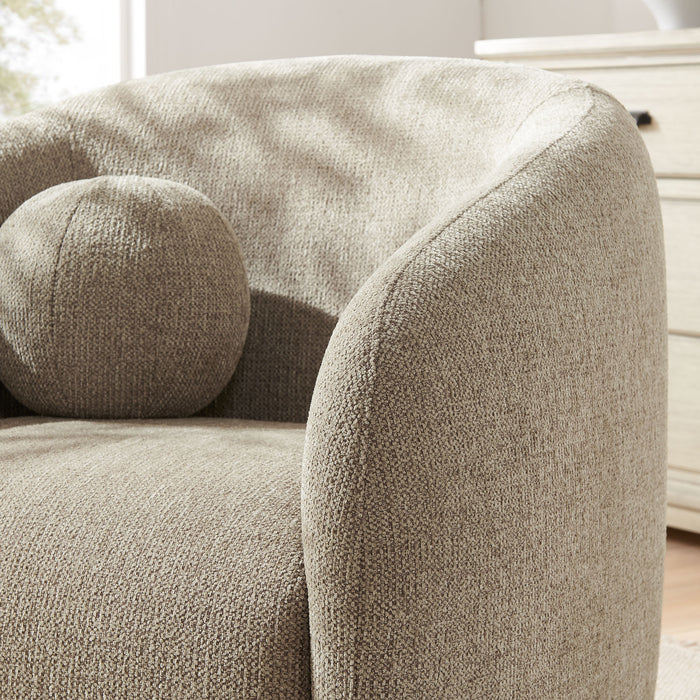 Holland Swivel Chenille Fabric Armchair by Modway