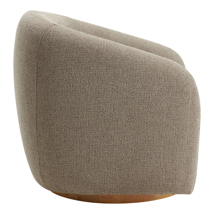 Holland Swivel Chenille Fabric Armchair by Modway