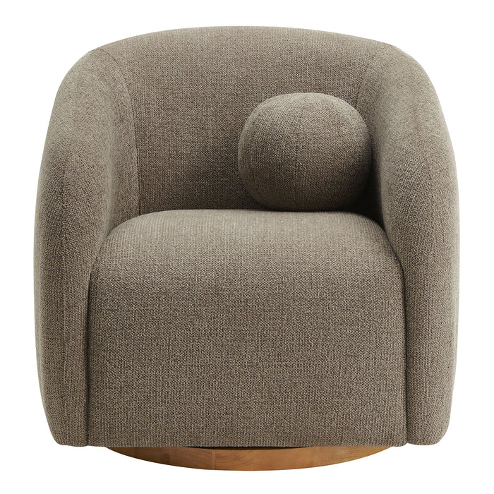Holland Swivel Chenille Fabric Armchair by Modway