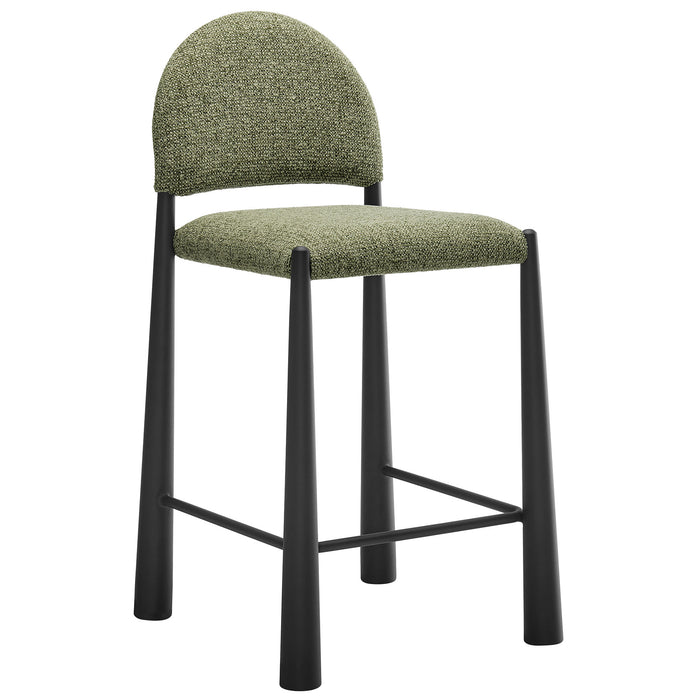 Hayley Upholstered Fabric Counter Stool by Modway