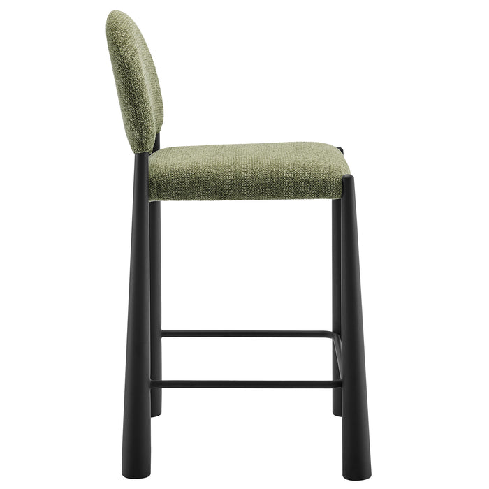 Hayley Upholstered Fabric Counter Stool by Modway