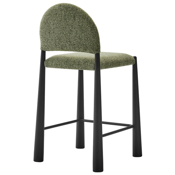 Hayley Upholstered Fabric Counter Stool by Modway