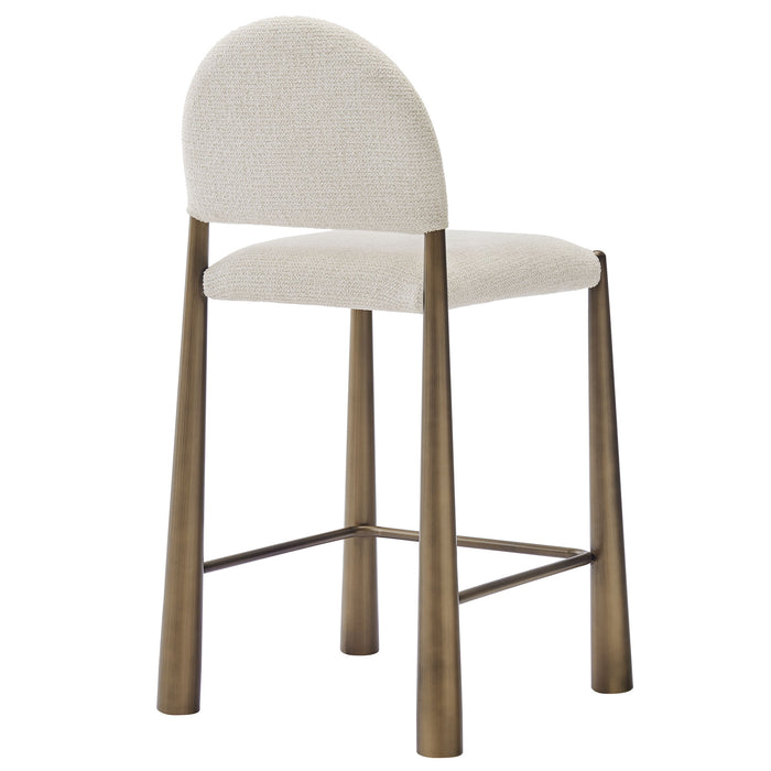 Hayley Upholstered Fabric Counter Stool by Modway