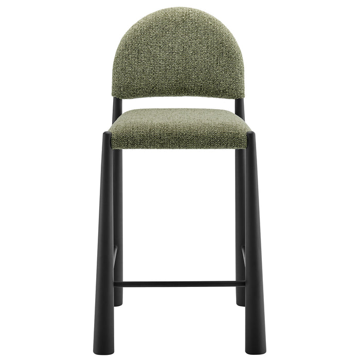 Hayley Upholstered Fabric Counter Stool by Modway