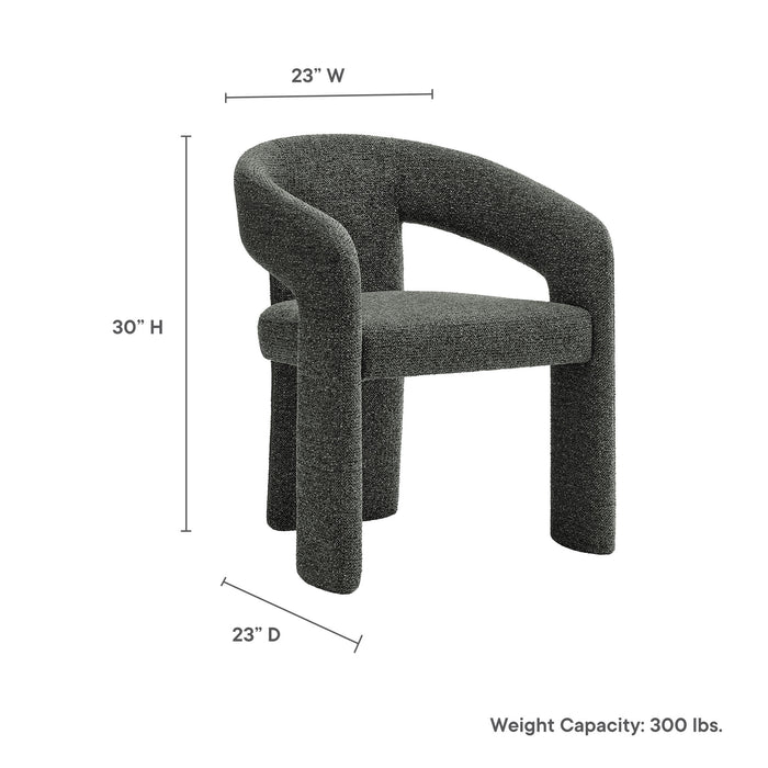 Oslo Barrel Fabric Upholstered Dining Accent Chair by Modway