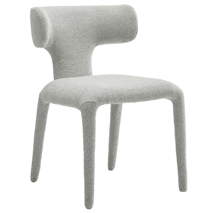Stellan Curved Back Boucle Upholstered Dining Chair Set of 2 by Modway